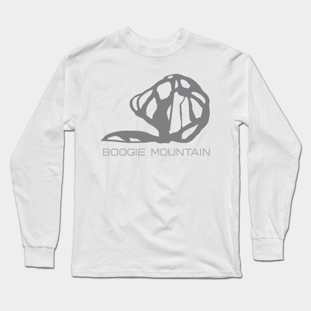 Boogie Mountain Resort 3D Long Sleeve T-Shirt by Mapsynergy